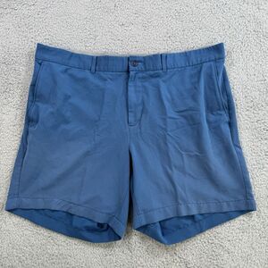 Nike Shorts Mens Size 38 Blue Dri Fit Dry 9" Flat Front Golf Chino